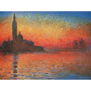 Kunstdruk Claude Monet - Crepuscolo 80x60cm
