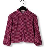 Your Wishes Carre Loose Blouse Blouses Meisjes - Paars - Maat 86