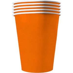 ORIGINAL CUP - 20 Amerikaanse oranje bekers van karton, recycleerbaar 53 cl