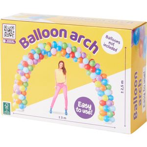 Ballonnenboog - Balloon arch - 3 m breedte en 2,5 m hoog - Bruiloft - Feest - Party - Babyshower - Geboorte zonder ballonnen !