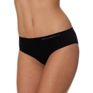 Brubeck Dames Ondergoed Hipster - Naadloos Elastisch katoen - Zwart - M