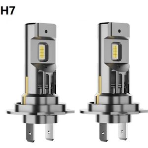 TLVX H7 55Watt Pro Line Perfect Fit LED lampen – 6000K Wit Licht (set 2 stuks), 36000 Lumen Hoge Lichtopbrengst – CANBUS - Auto - Scooter - Motor - Dimlicht - Grootlicht – Mistlicht - Koplampen - Autolamp - Autolampen 12V