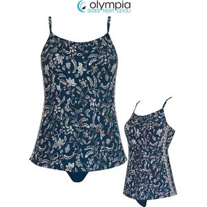 Olympia – Sporty Flower – Tankini – 38605 – Night Blue - D44