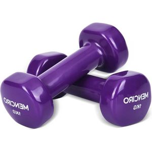 Korte Halters Set van 2 - Gewichten voor Thuis en Sportschool - 1 kg