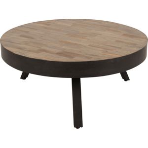 Housecraft Living Suri Salontafel Rond Hout Teak 70 cm Bruin