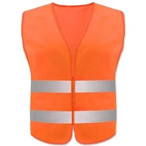 Doodadeals® - 1x Veiligheidshesje voor Volwassenen – Veiligheidsvest – Auto – Oranje Hesjes