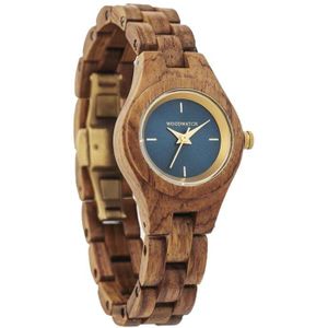 De officiële WoodWatch | Bluestar | Houten horloge dames