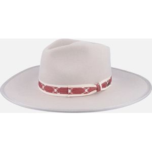 Brixton Jo Rancher hoed van wol - Beige - Maat S