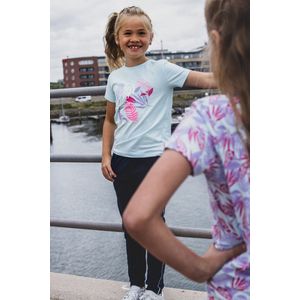TYGO & vito meisjes t-shirt Leaves Mint Blue