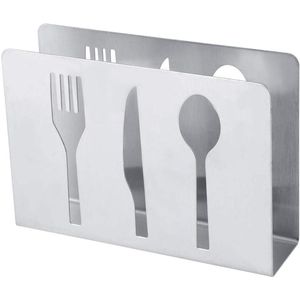 Stainless Steel Freestanding Paper Napkin Rack for Kitchen Countertop and Dining Table