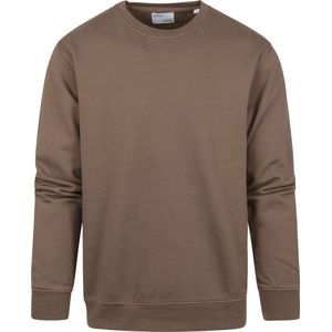 Colorful Standard - Sweater Bruin - Heren - Maat M - Regular-fit