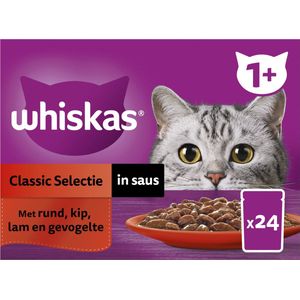 Whiskas Adult Multipack Classic Selectie in Saus 24 x 85 gr