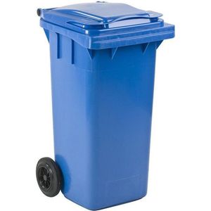 Minicontainer 120 liter blauw kliko