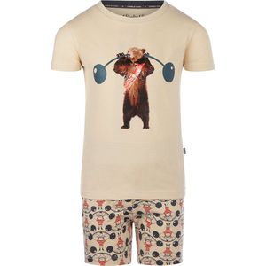 Charlie choe pyjama jongens - beige - R51060-42 - maat 158/164