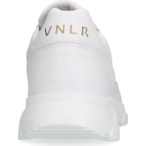 Van Lier - Heren - Witte leren sneakers - Maat 44