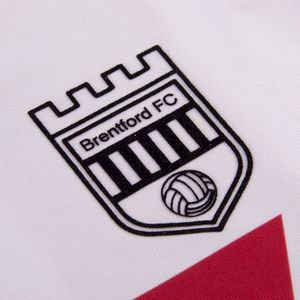COPA - Brentford FC 1983 - 84 Retro Voetbal Shirt - S - Rood; Wit