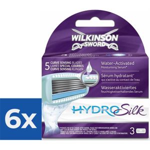 Wilkinson Sword - HYDRO Silk for Women ( 3 stuks ) - Voordeelverpakking 6 stuks