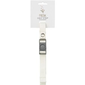 Fresk Borstgordel voor Kinderen – 19.5 cm – Borstriem voor de Kleine Rugzak – Voorkomt Afvallen – Verstelbaar – Wit