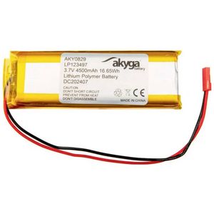 Akyga LP123497 Accupack Batterijgrootte: Speciaal LiPo 3.7 V 4500 mAh