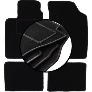 Complete set veloursmatten voor: Renault Clio II hatchback (1998-2005)