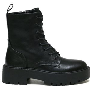 SmileFavorites® Veterboots - Zwart - Imitatieleer - Maat 37