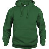 Clique Basic hoody Flessengroen maat XS