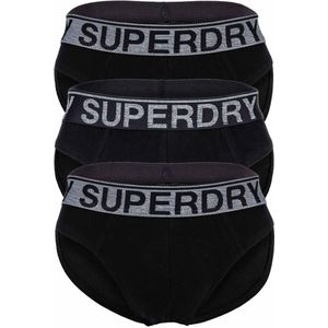 Superdry - Triopak slips van biologisch katoen - Heren - Ondergoed
