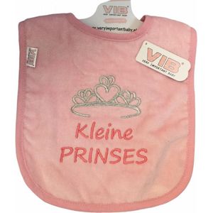 Babycadeau - Geboortecadeau - Kraamcadeau - Meisje - Slabbetje ""Kleine Prinses"" met kroontje - In cadeauverpakking