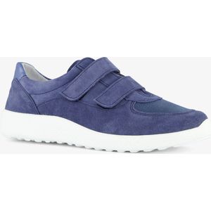 Natuform leren dames sneakers blauw - Maat 38 - Echt leer - Uitneembare zool