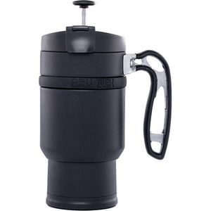 Thermoskan - Planetary design - Handgreep - Thermoskan met pomp - Double shot 3.0 - Zwart - 473 ml