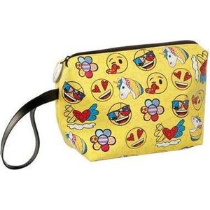 Goebel® - Emoji® by BRITTO® | Make-up tasje ""Summer Feelings"" | Toilettas, kunstleer, 18cm