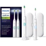 Philips Sonicare ProtectiveClean 4300 HX6809/35 Duo - Elektrische tandenborstel - Wit