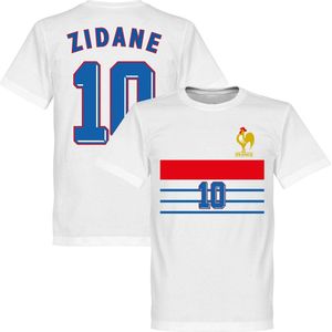 Frankrijk 1998 Zidane 10 Retro T-Shirt - Kinderen - 104
