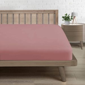 Microvezel Matrashoes Bonnet 30 cm - Donkerroze - 180X190 en 160X200 - Comfortabel en Ademend matrasovertrek