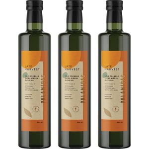 Palamidas Premium Extra Vierge Olijfolie - Late Harvest - Blend - Koudgeperst - 500ml x 3