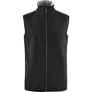 Printer Softshell Bodywarmer Vest Trial Man 2261059 Zwart - Maat 4XL