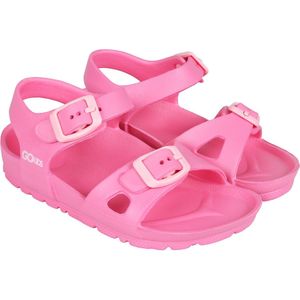 Lichtroze, superlichte sandalen voor meisjes met een voorgevormde anatomische binnenzool- LEMIGO / 28