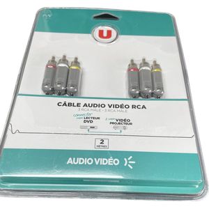 RCA Audio / video kabel - 2 meter