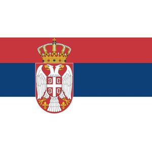 Servische vlag 100x150cm - Spunpoly