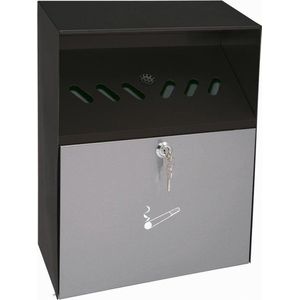Wedo wandasbak weerbestendig, grijs/zwart