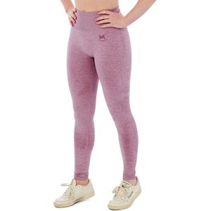 Sportlegging Dames High Waist - Roze - Maat XL - Legging Dames - Sportkleding Dames Legging