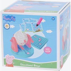 Peppa Pig Bingo - Educatief Spel voor Peuters & Kleuters - Inclusief 100 Kaarten - Peppa / George / Suzy Sheep - Peppa Pig Bingo Spel - 3+ Jaar - Creatief Speelgoed - Leuk als Cadeau voor Kids - Luxe Bingo Spel