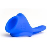 Sport Fucker - Liquid Silicone Tailslide Cockring - Uitrekbaar - Blauw