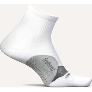 Feetures | Elite Light Cushion Quarter V2 | Hardloopsokken | Unisex | White | 47-51 -