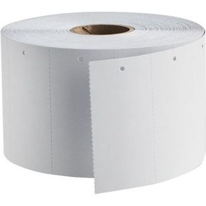 Hangetiket op rol 90x45mm blanko1000 rol