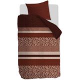 Beddinghouse Gino dekbedovertrek - Eenpersoons - 140x200/220 - Steenrood