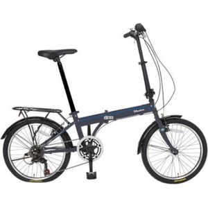 Falkx Vouwfiets 20 Inch - 6 Speed - Mat Antraciet