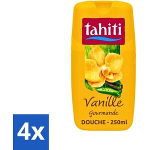 Tahiti - Douchegel - Vanille - Hydraterend - 300 ml - Voordeelverpakking - 4 stuks