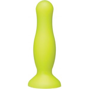 American Pop- Mode - Silicone Anal Plug - 4 Inch - Yellow