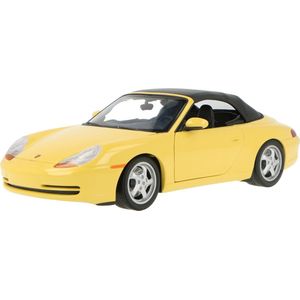Porsche 911 (996) Soft Top 1:18 UT Models Geel
